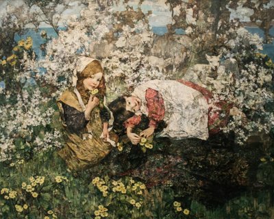 Idyll in Spring by Edward Atkinson Hornel